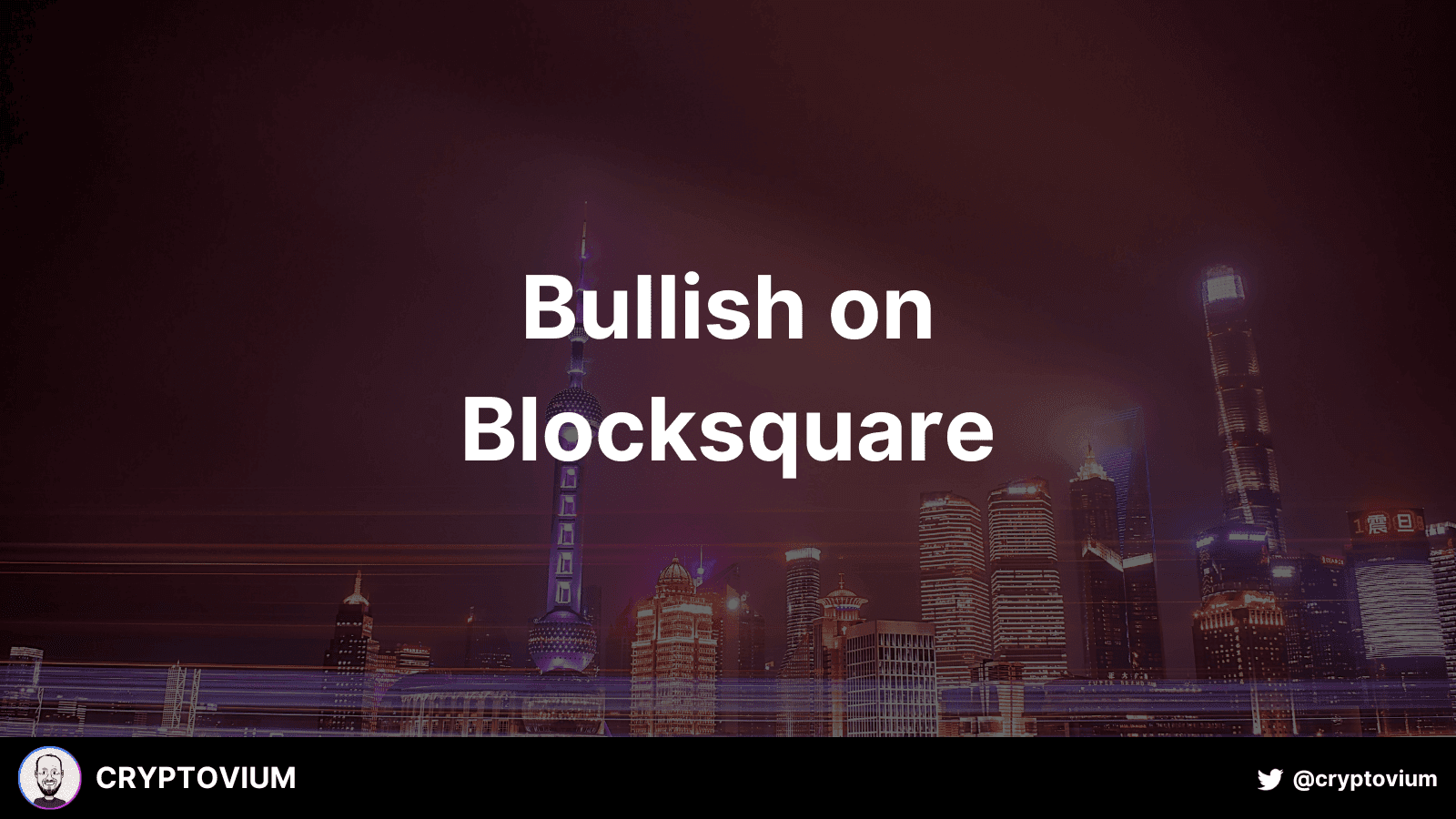 Bullish on Blocksquare